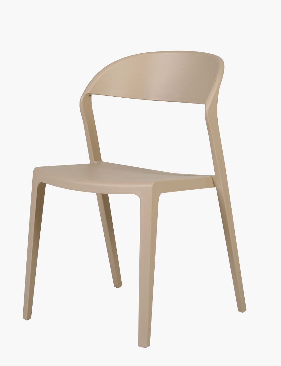 Stol mörk beige - 80 cm Mörk beige - 1