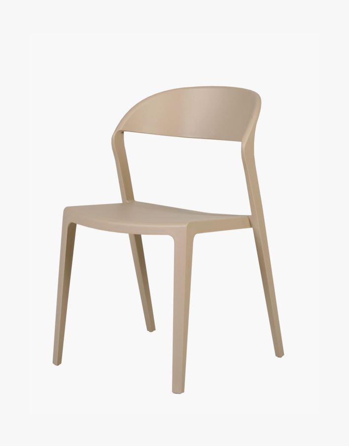 Stol mörk beige - 80 cm Mörk beige - 1