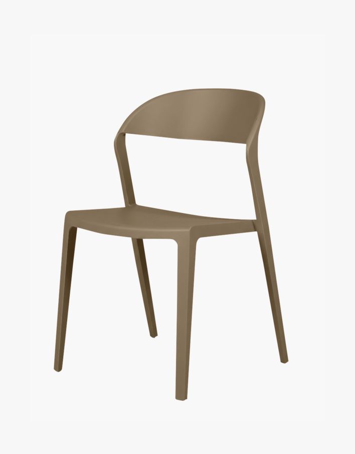 Stol mörk beige - 80 cm Mörk beige - 1
