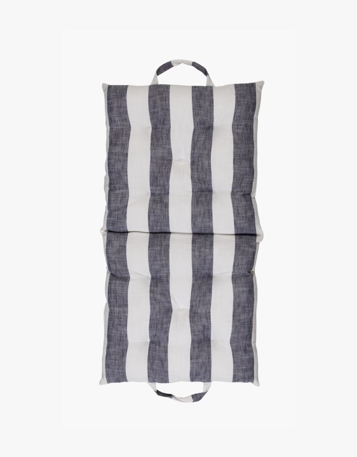 Hopfällbar sittdyna mörkblå - 50x100x7 cm mörkblå - 1