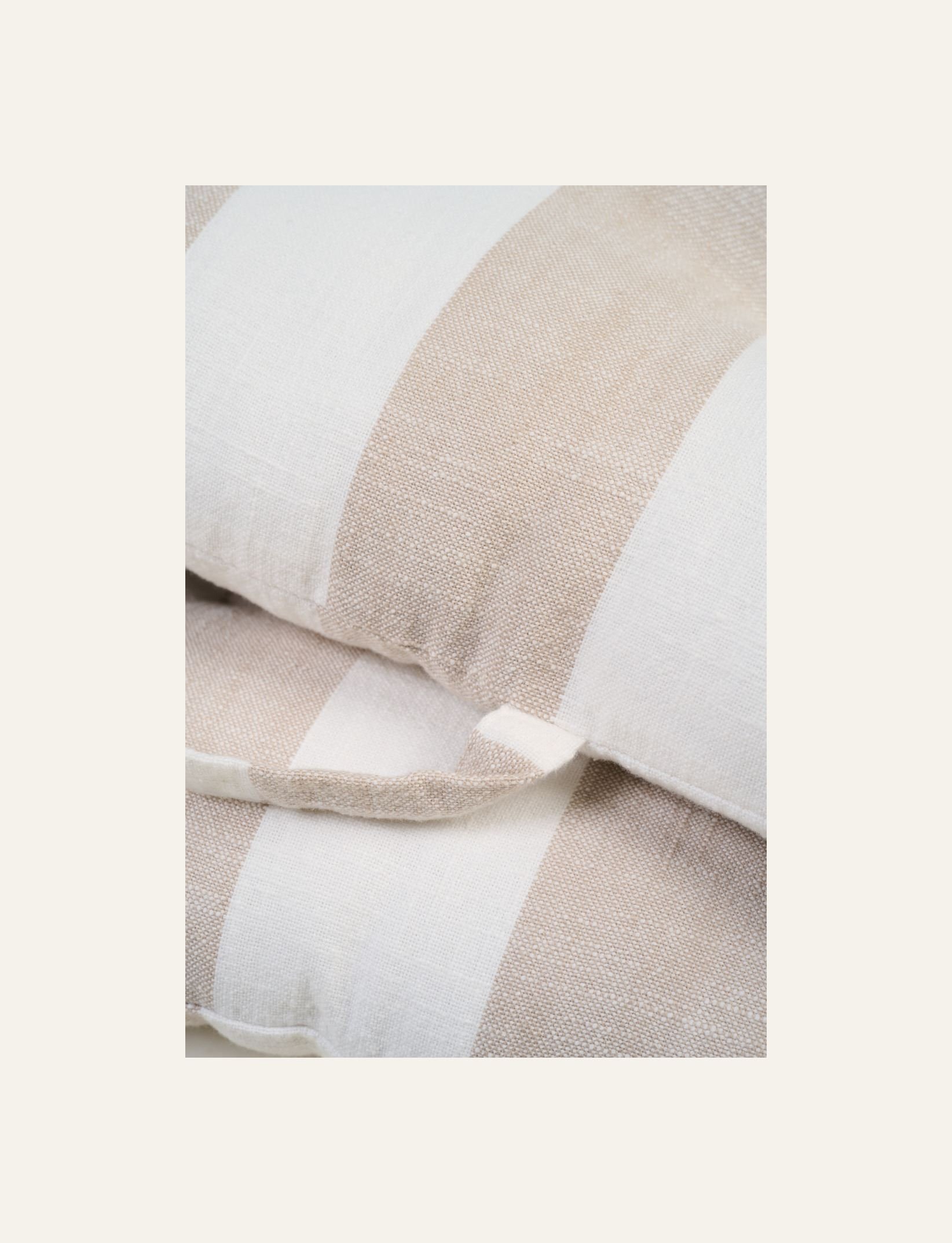 Hopfällbar sittdyna beige - 2