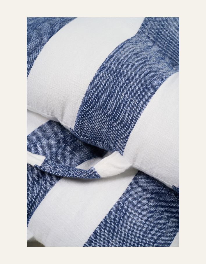 Hopfällbar sittdyna marinblå - 3