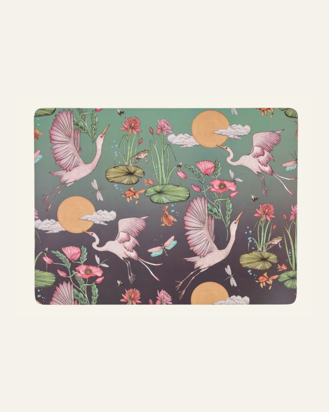 Tablett grön - 40x30 cm grön - 1