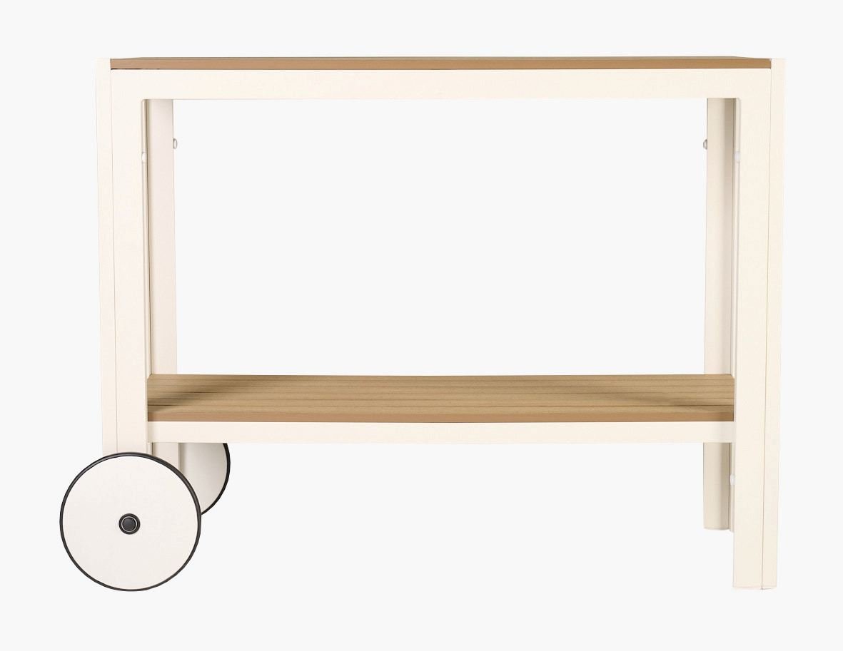 Vagnbord offwhite - 100x45x74 cm offwhite - 1