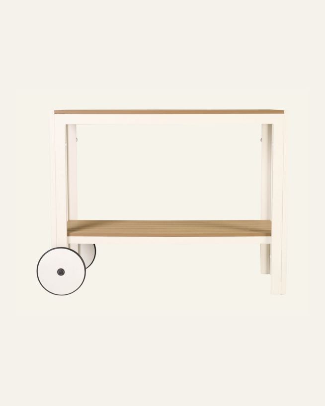 Vagnbord offwhite - 100x45x74 cm offwhite - 1