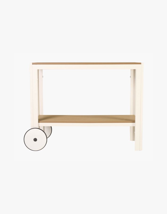 Vagnbord offwhite - 100x45x74 cm offwhite - 1