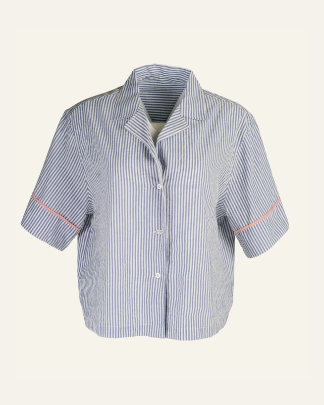 Pyjamasskjorta blå - one size blå - 1