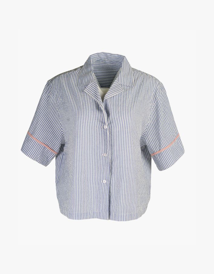 Pyjamasskjorta blå - one size blå - 1