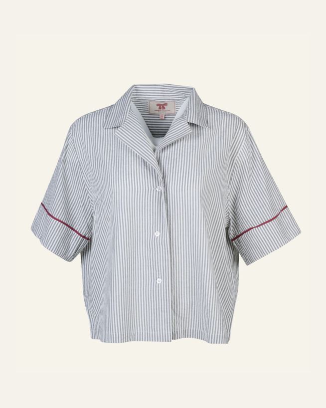 Pyjamasskjorta olivgrön - one size olivgrön - 1