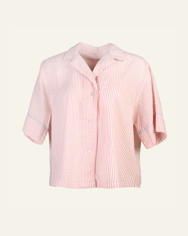 Pyjamasskjorta korall - one size korall - 1