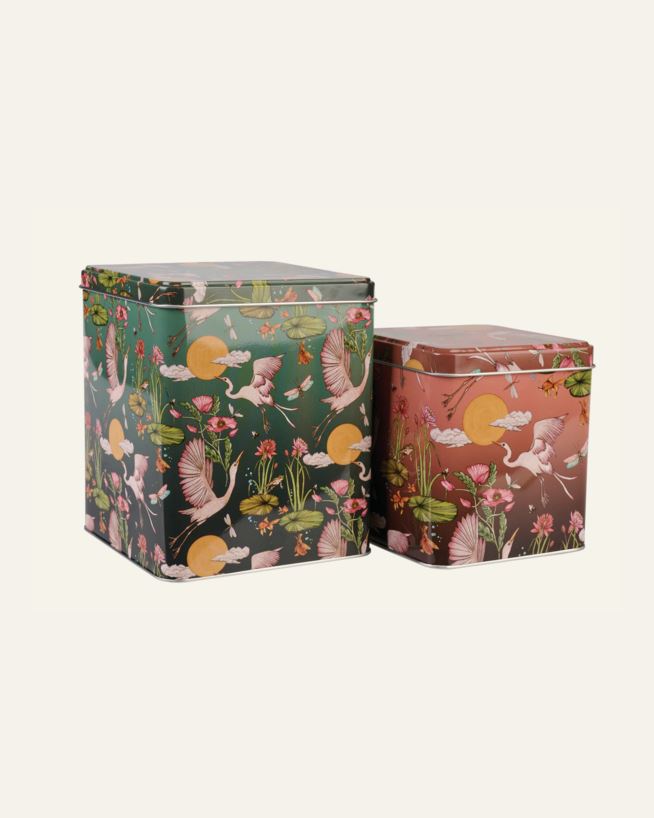 Kakburkar 2-pack grön - 13cm h 15cm grön - 1