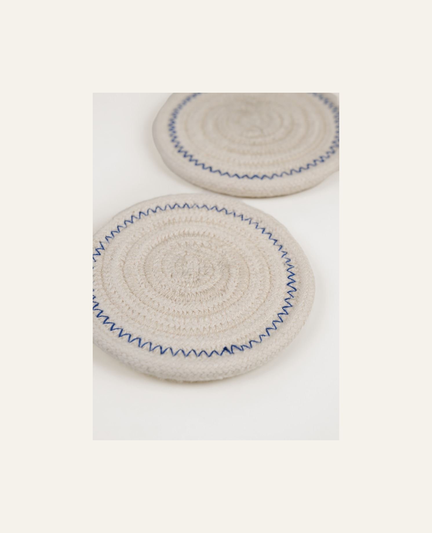 2pack glasunderlägg offwhite - 3