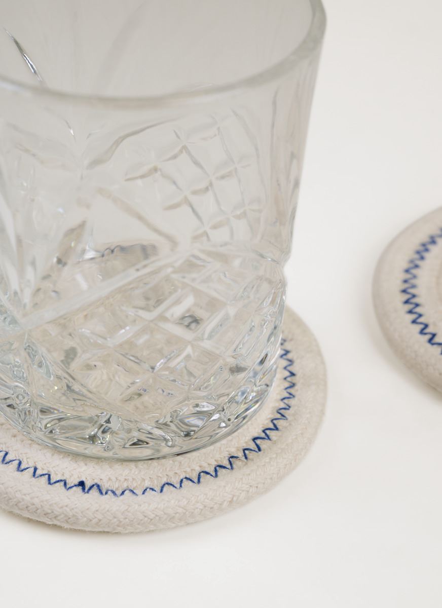 2pack glasunderlägg offwhite - 2