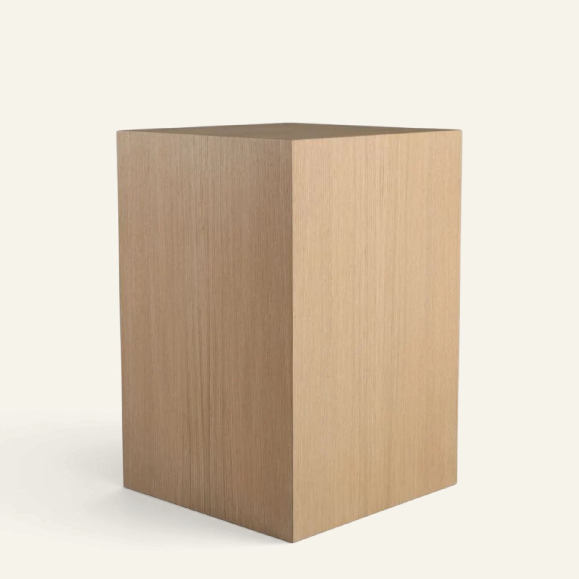 Sidobord natur - 45x45x45 cm natur - 1