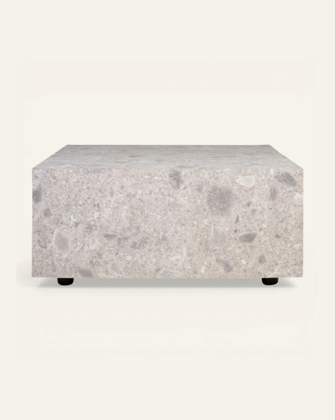 Soffbord multi/grå - 70x110x40 cm multi/grå - 1