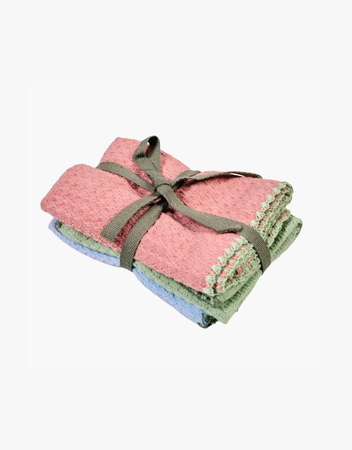 Handduk, 3-pack multi - 25x25 cm multi - 1