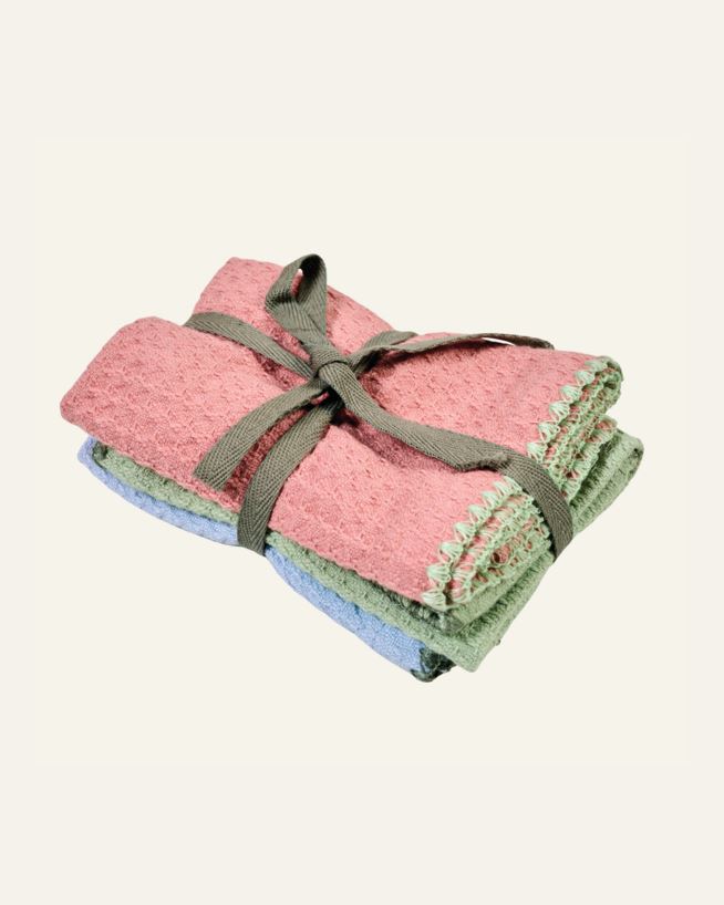 Handduk, 3-pack multi - 25x25 cm multi - 1