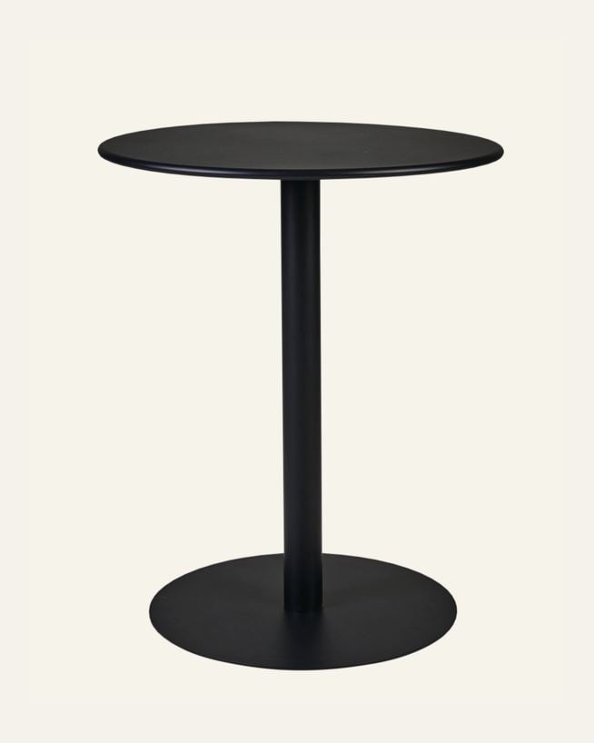 Trädgårdsbord svart - 73 cm ø60 svart - 1