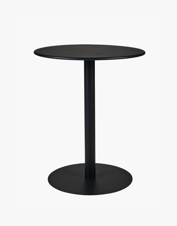 Trädgårdsbord svart - 73 cm ø60 svart - 1