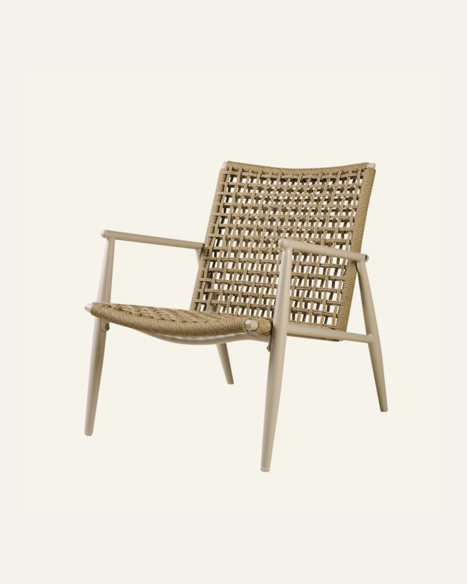 Fåtölj beige - 64x76x77 cm beige - 1