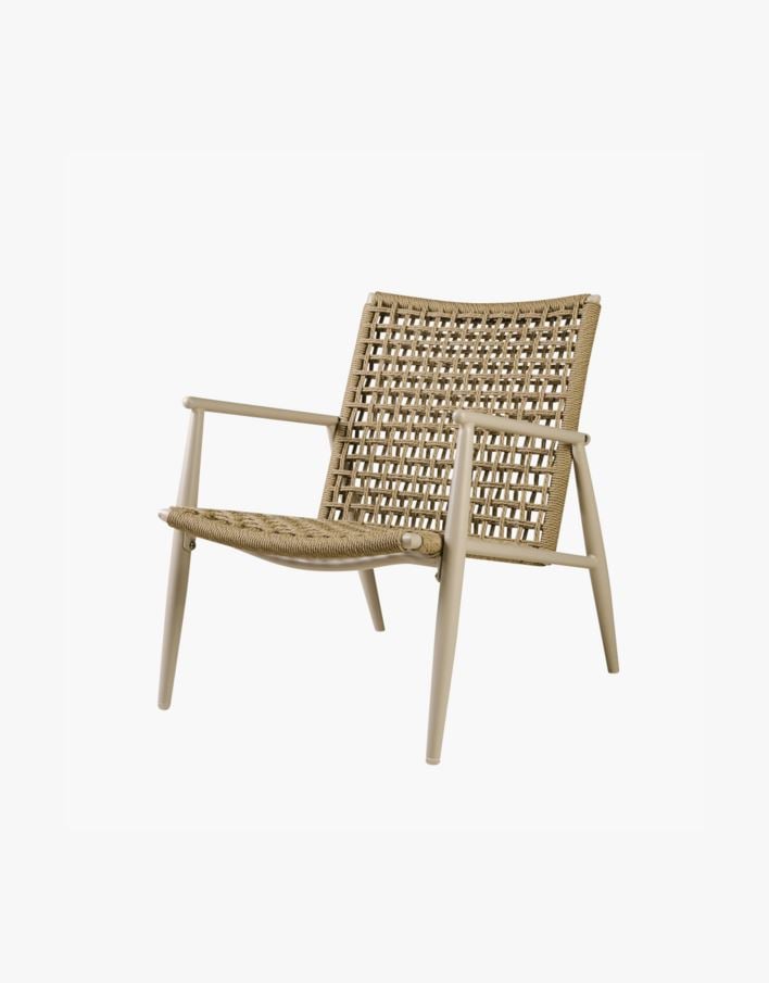 Fåtölj beige - 64x76x77 cm beige - 1