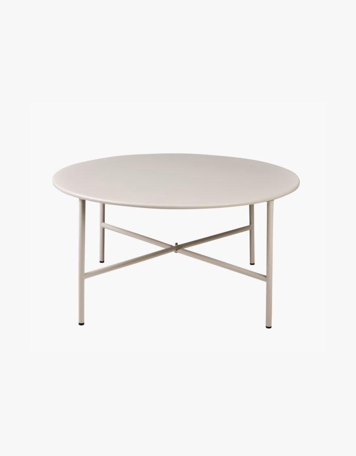 Trädgårdsbord beige - 35 cm ø70 beige - 1