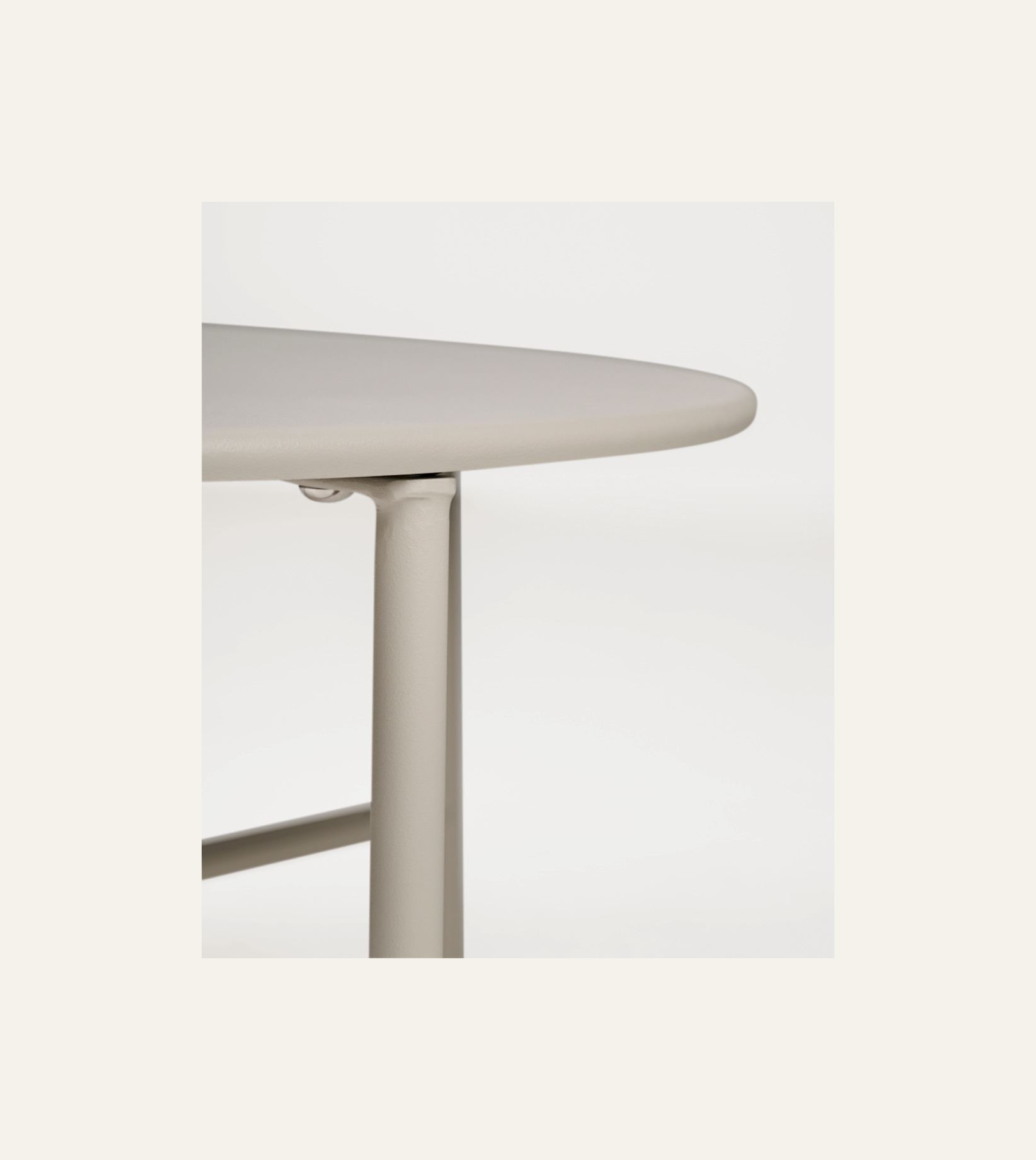 Trädgårdsbord beige - 6