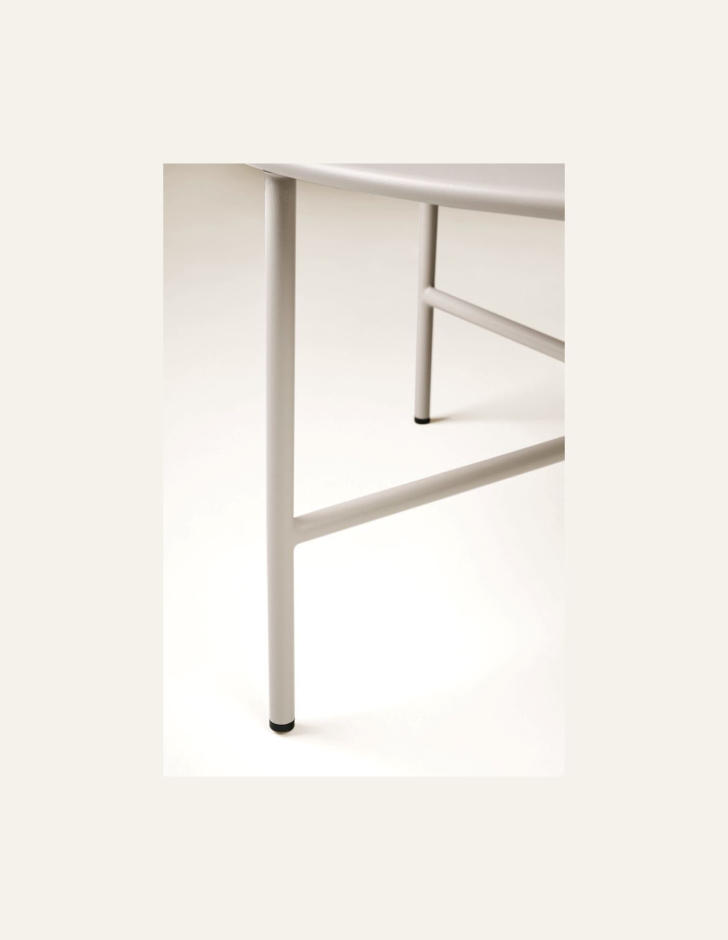 Trädgårdsbord beige - 4