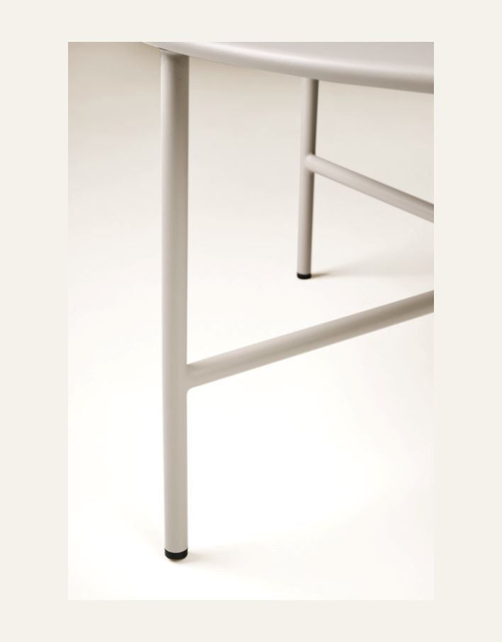 Trädgårdsbord beige - 4