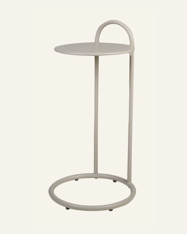 Sidobord beige - 72,5 cm ø35,8 beige - 1