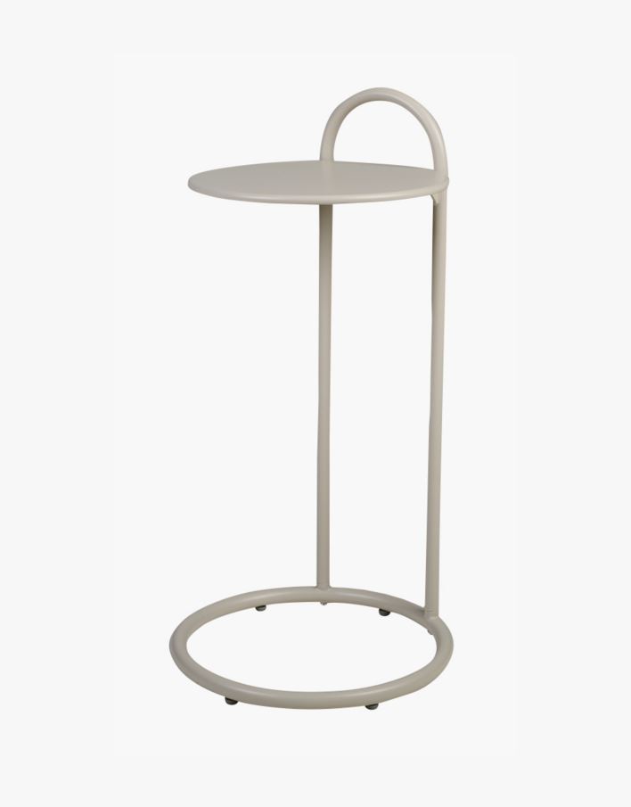 Sidobord beige - 72,5 cm ø35,8 beige - 1