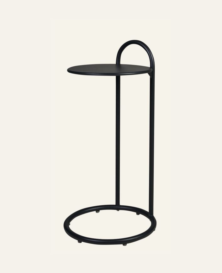 Sidobord svart - 72,5 cm ø35,8 svart - 1