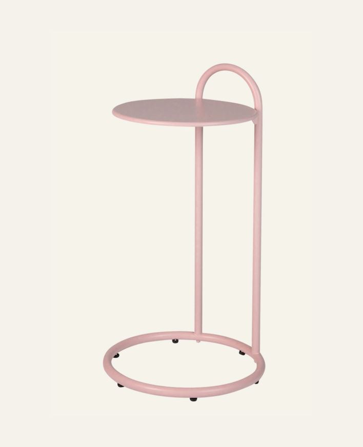 Sidobord puderrosa - 72,5 cm ø35,8 puderrosa - 1