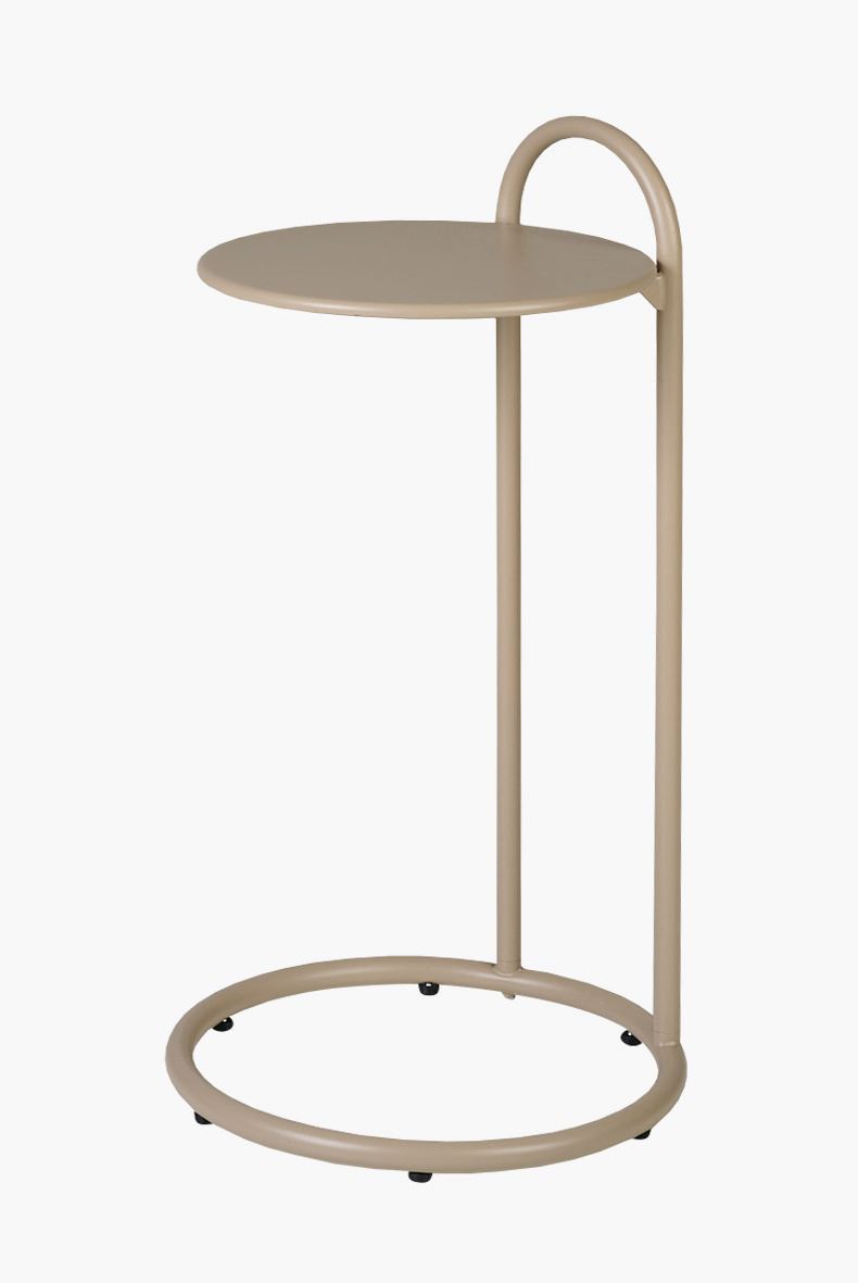 Sidobord mörk beige - 72,5 cm ø35,8 Mörk beige - 1