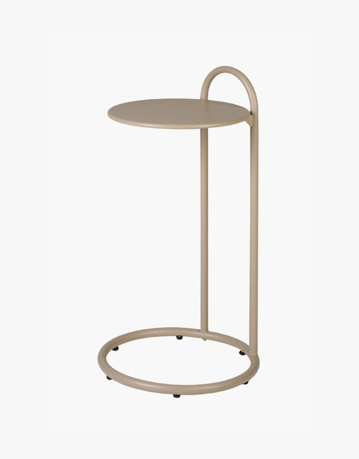 Sidobord mörk beige - 72,5 cm ø35,8 Mörk beige - 1