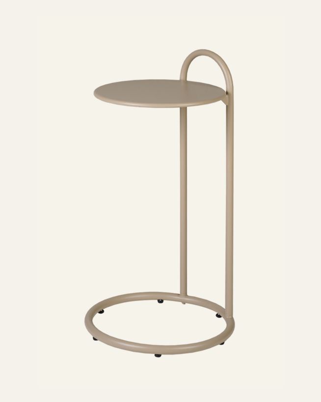 Sidobord mörk beige - 72,5 cm ø35,8 Mörk beige - 1