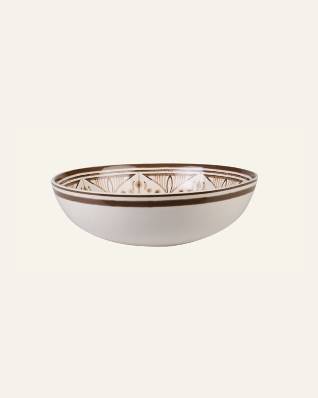 Stor skål brun - ø34 cm brun - 1