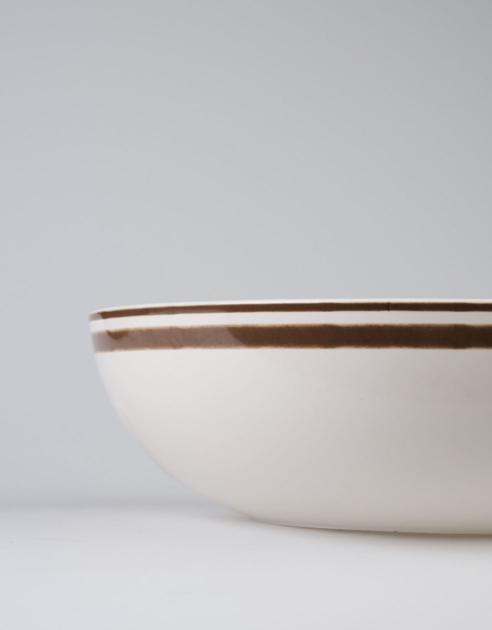 Stor skål brun - 3