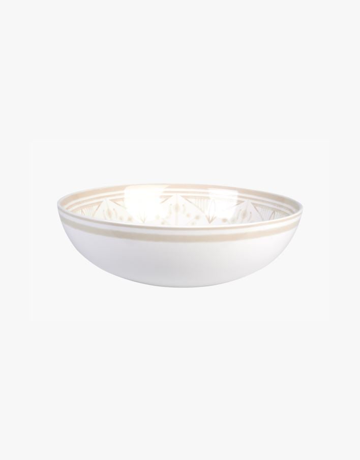 Stor skål beige - ø34 cm beige - 1