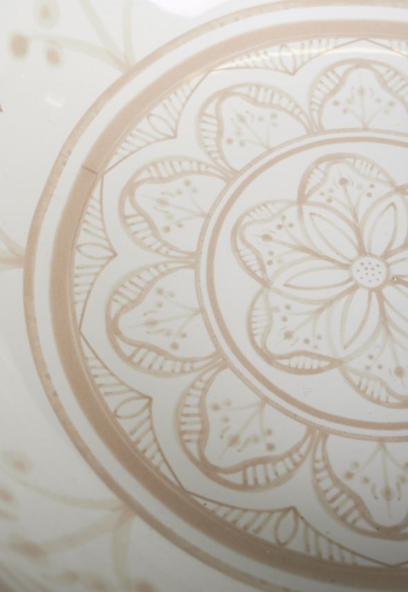 Stor skål beige - 2