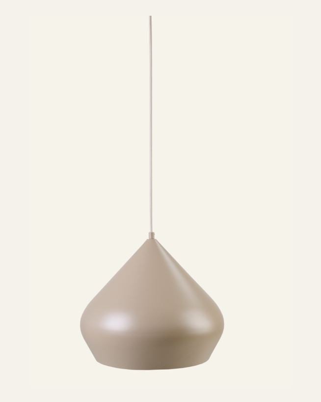 Taklampa taupe - 29,5 cm ø34 taupe - 1