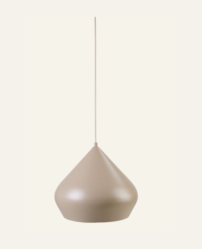 Taklampa taupe - 29,5 cm ø34 taupe - 1