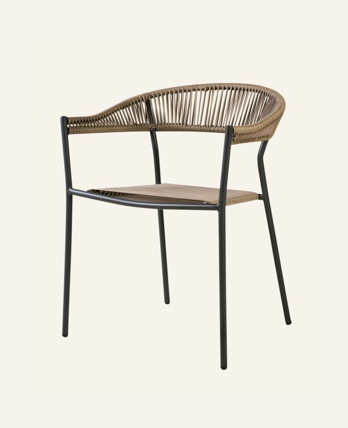 Stol grafitgrå - 54x57x76 cm grafitgrå - 1