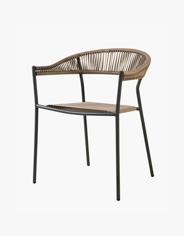 Stol grafitgrå - 54x57x76 cm grafitgrå - 1