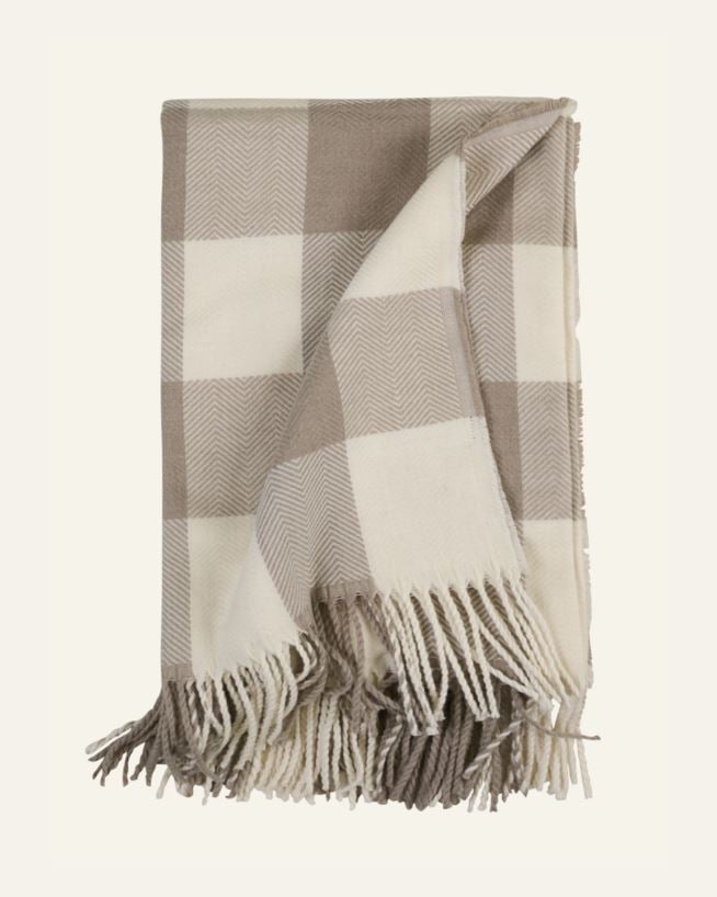 Pläd beige - 130x170 cm beige - 1