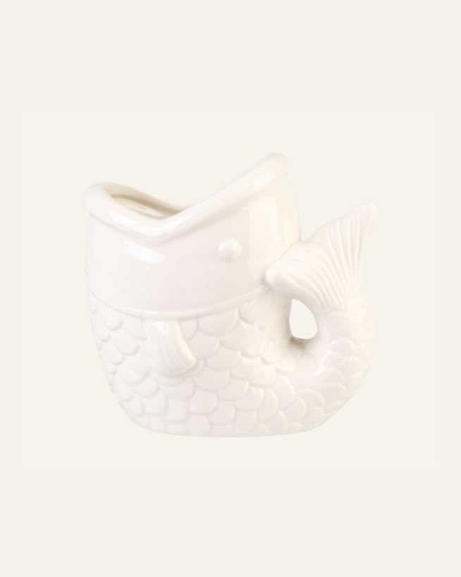 Vas vit - 16,2x10,8x15,3 cm vit - 1