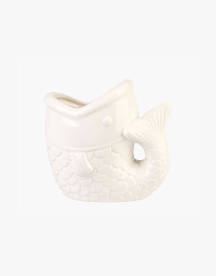 Vas vit - 16,2x10,8x15,3 cm vit - 1