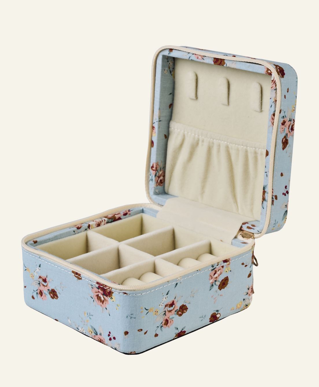 Smyckeskrin med dragkedja himmelsblå - 3