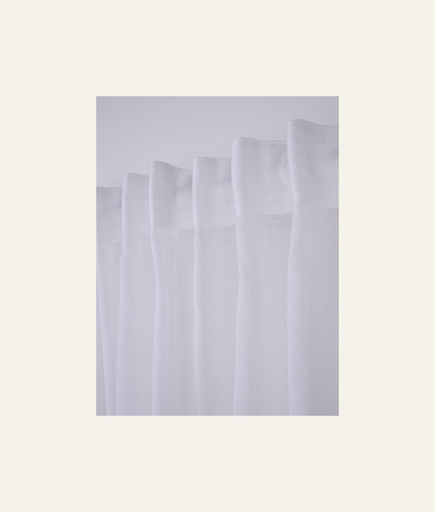 Extra bred gardin offwhite - 4