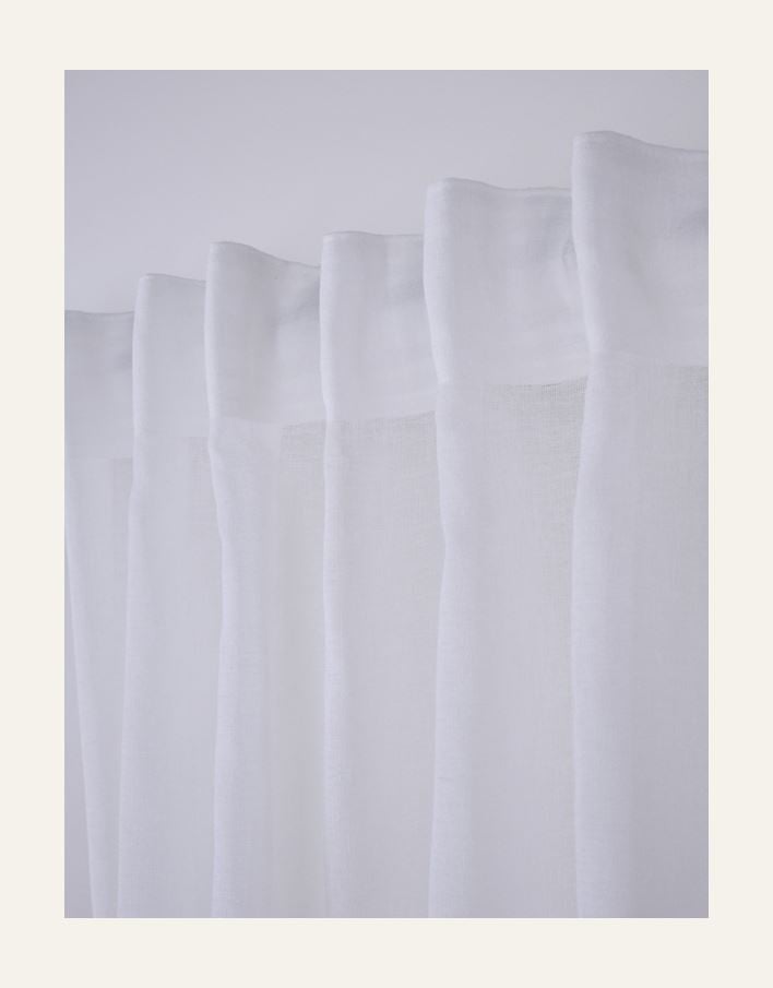 Extra bred gardin offwhite - 4